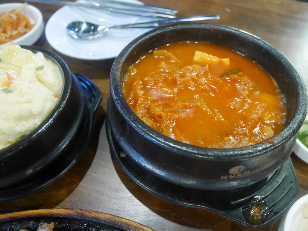 Kimchi jiggae Korean BBQ