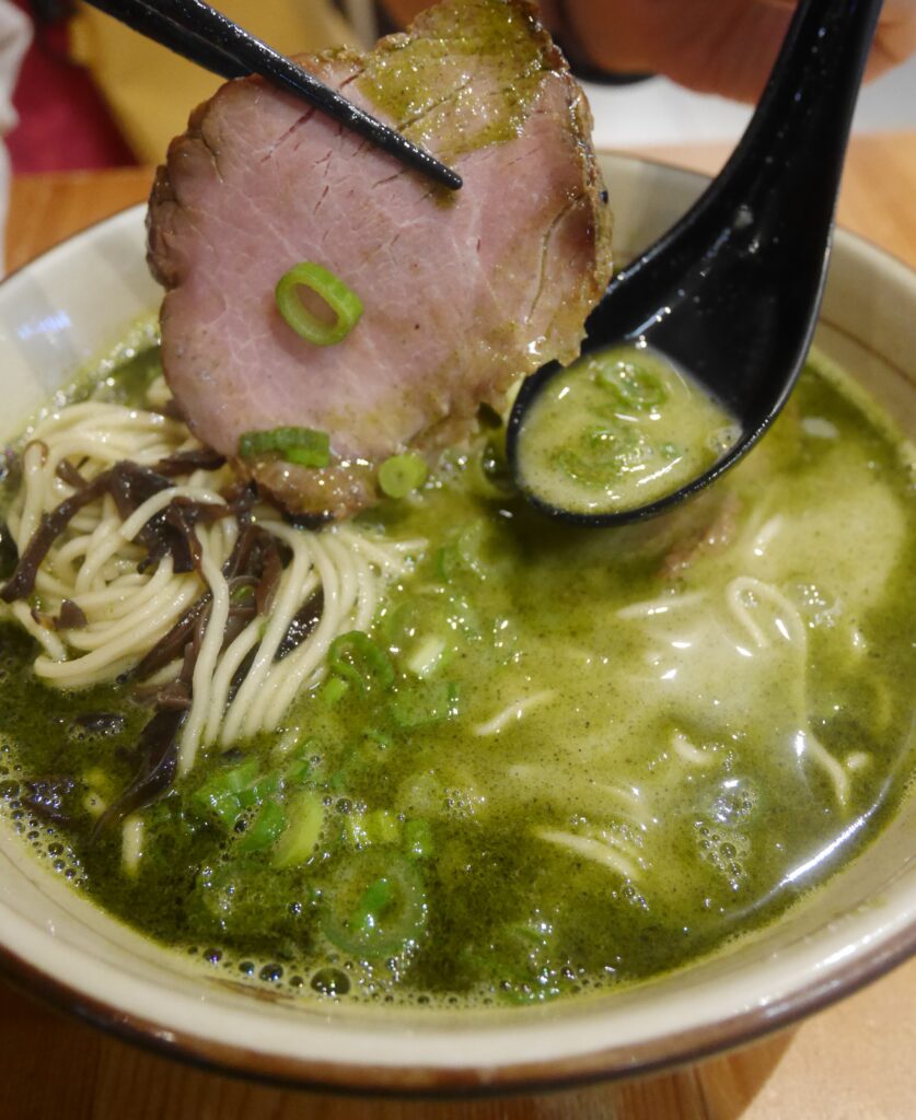 Menya Shishido Ramen - Basil Garlic