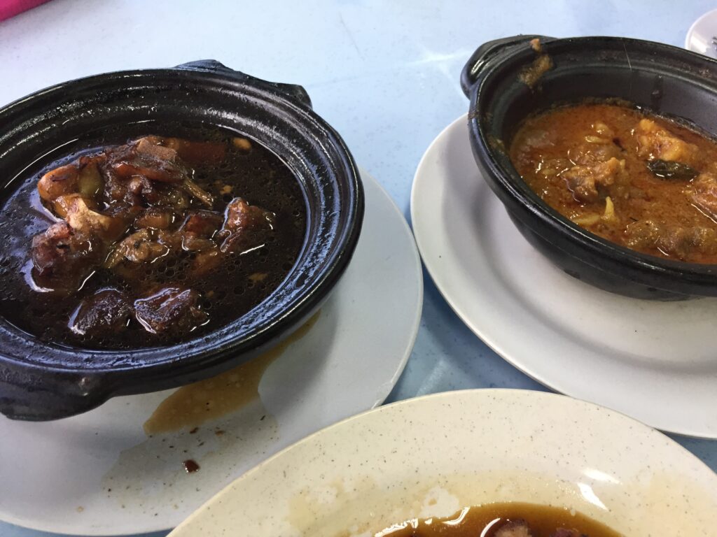 Pork Knuckles and Mutton Curry