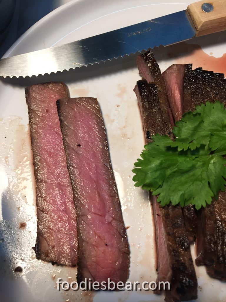 sliced beef