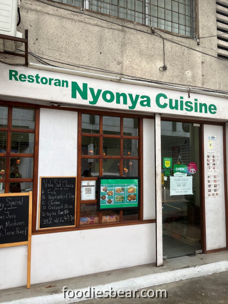 Nyonya cuisine sign board