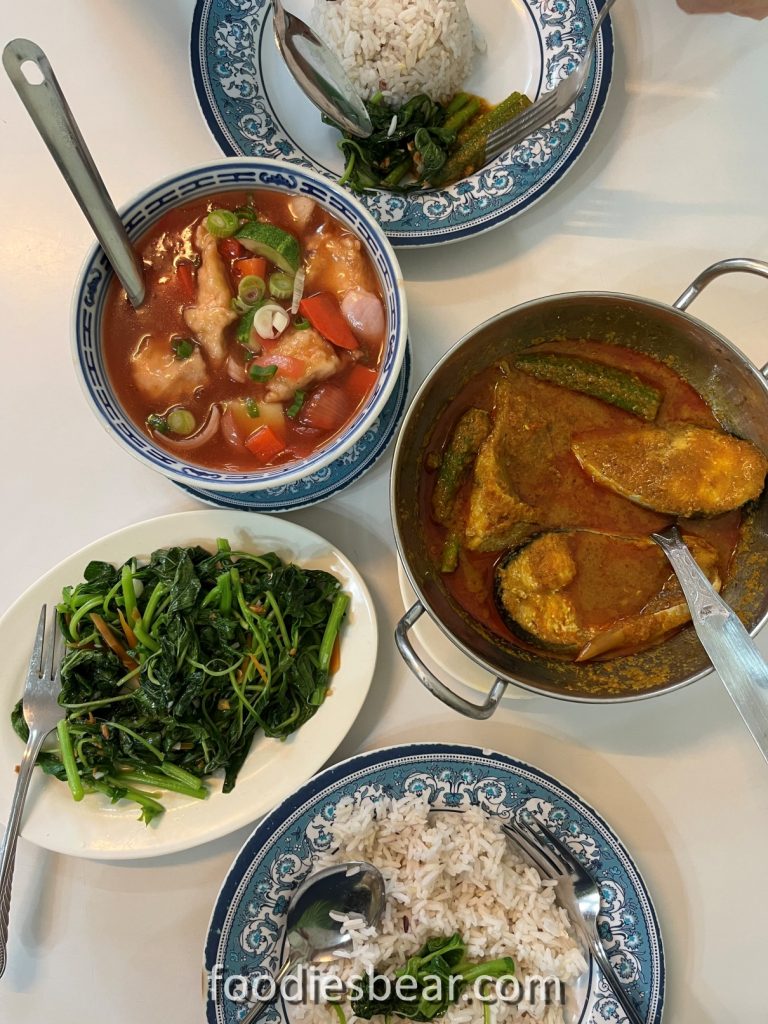 Nyonya cuisine set meal