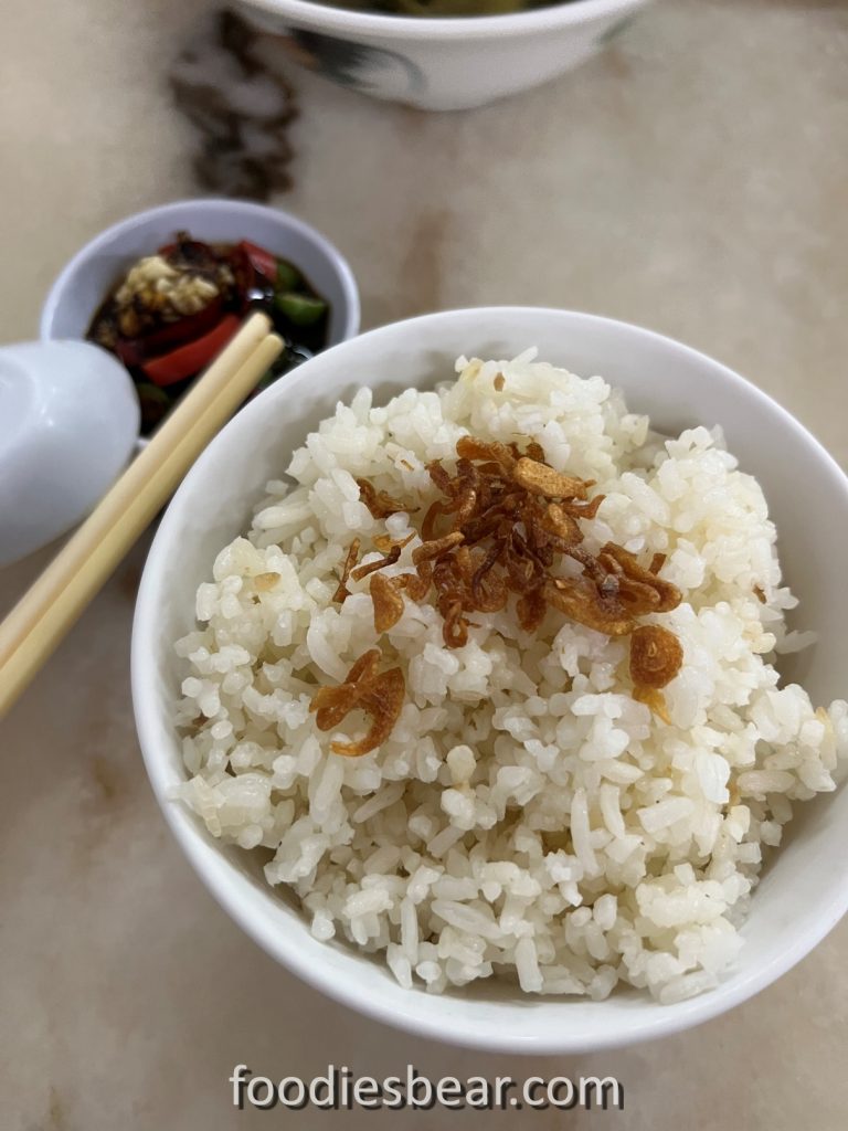 fried shallot rice