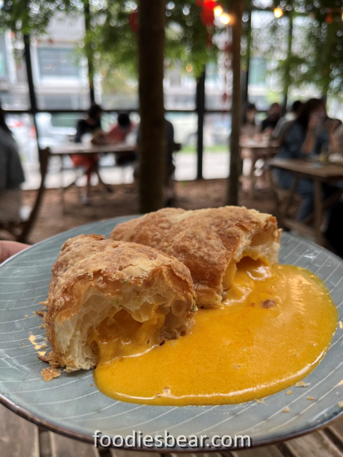 salted egg croissant