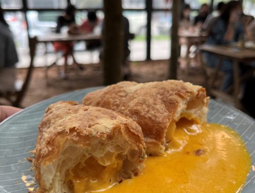 salted egg croissant