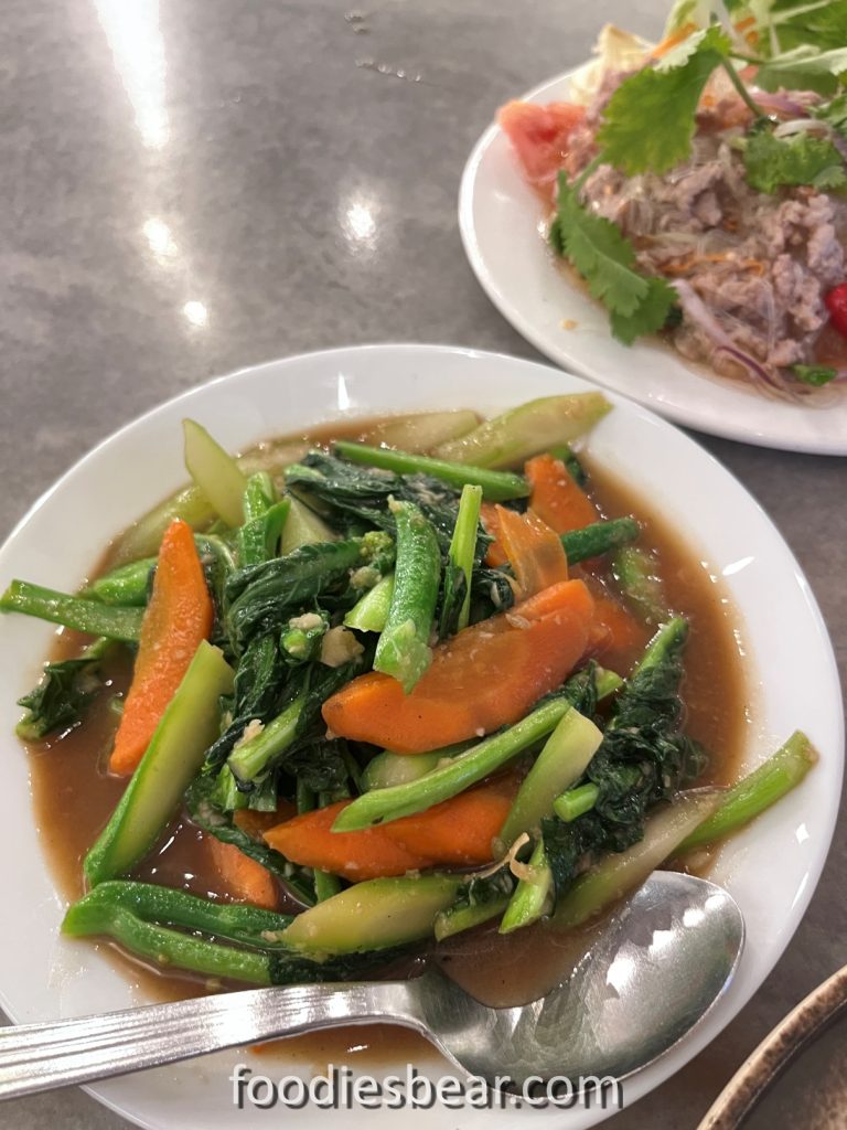 stir fried kailan