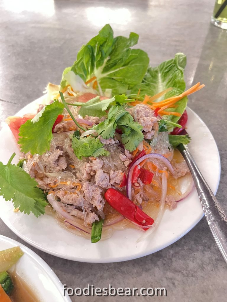 vermicelli pork salad