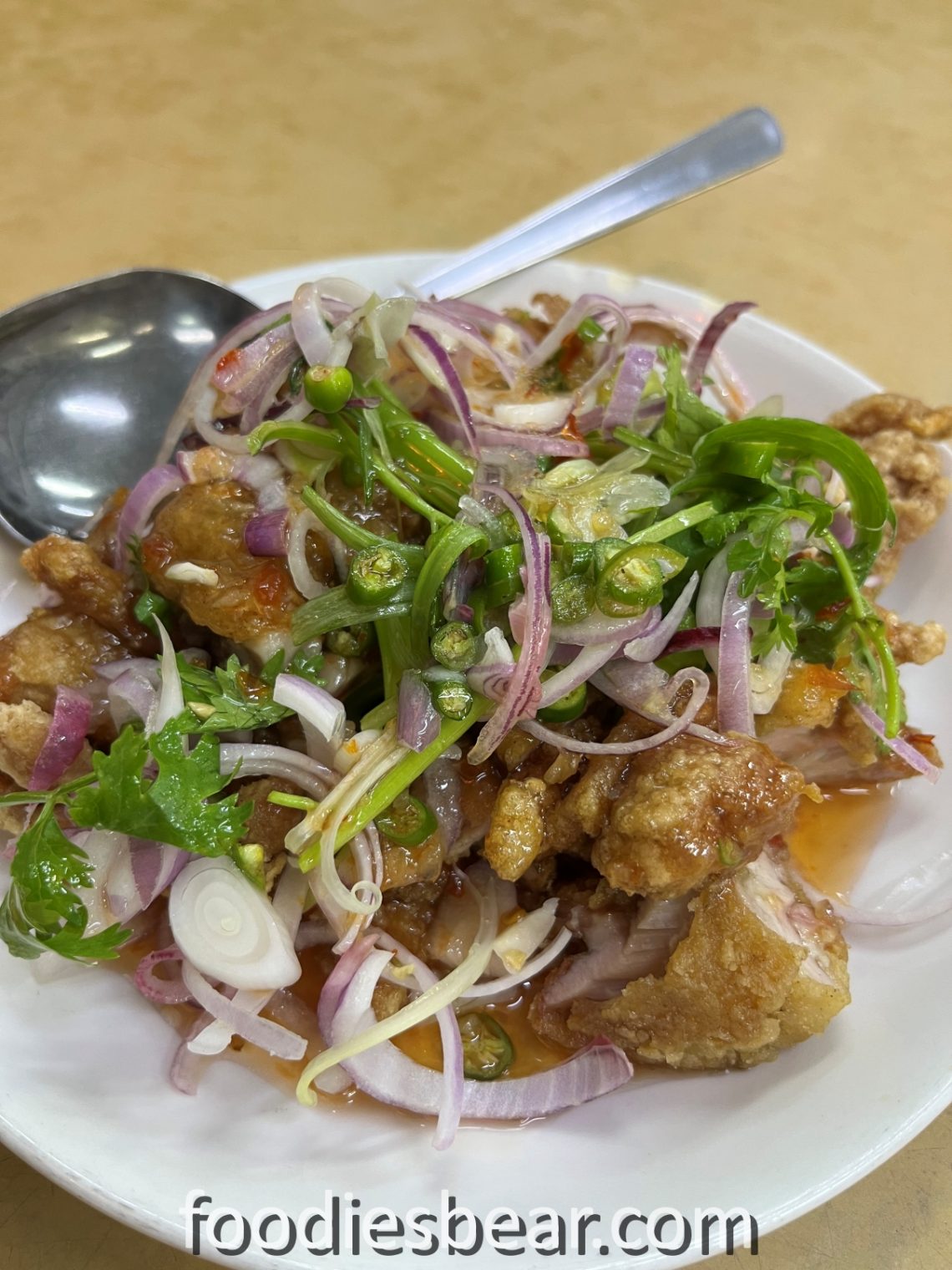 thai style chicken chop