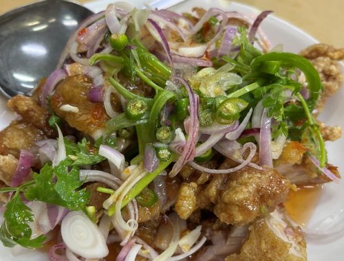 thai style chicken chop