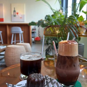 canele and signature drink