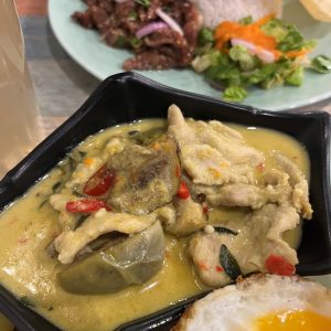 green curry pork