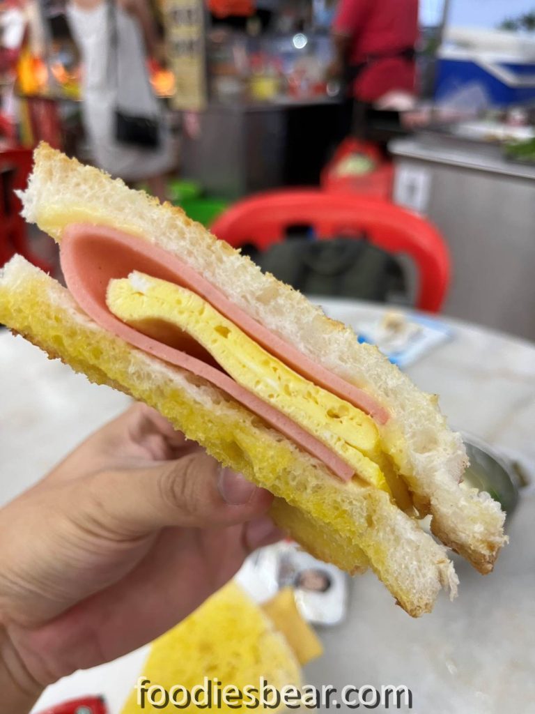 egg ham sandwich