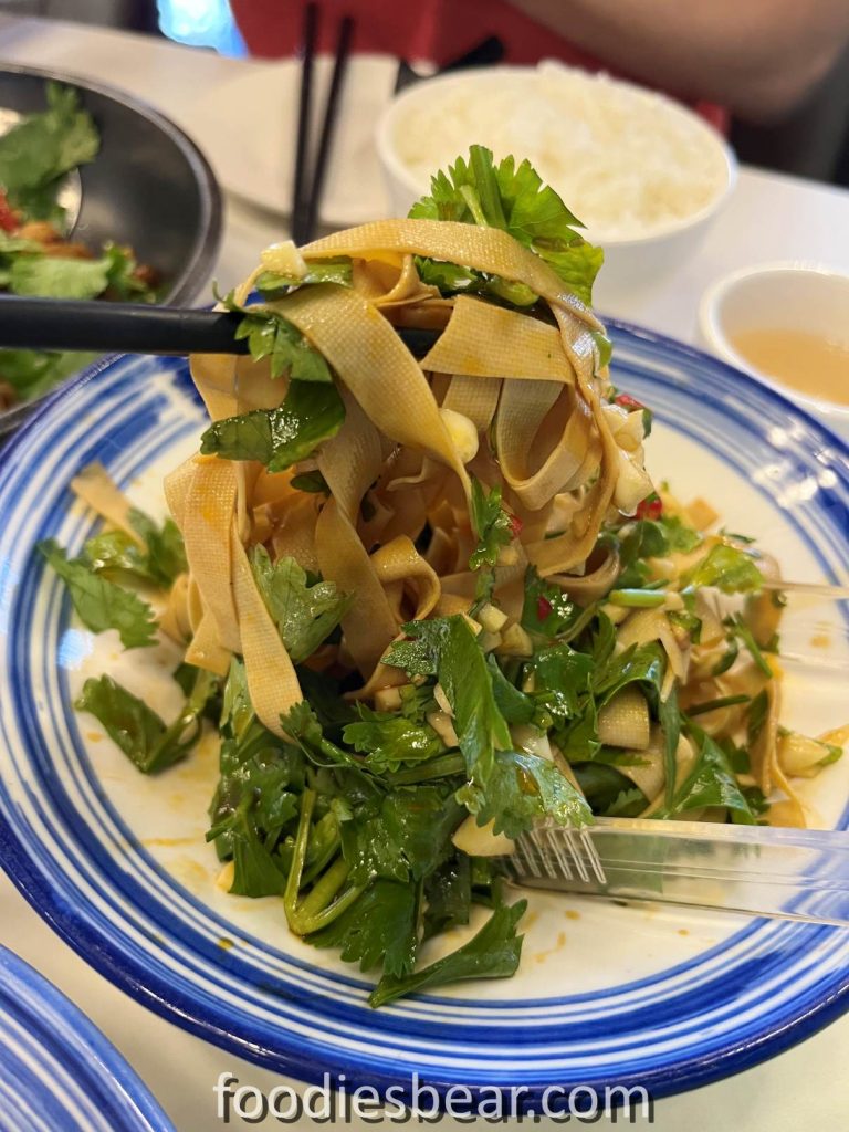 bean curd in vinaigrette