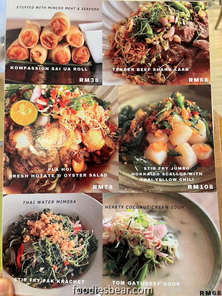 specialty menu kompassion