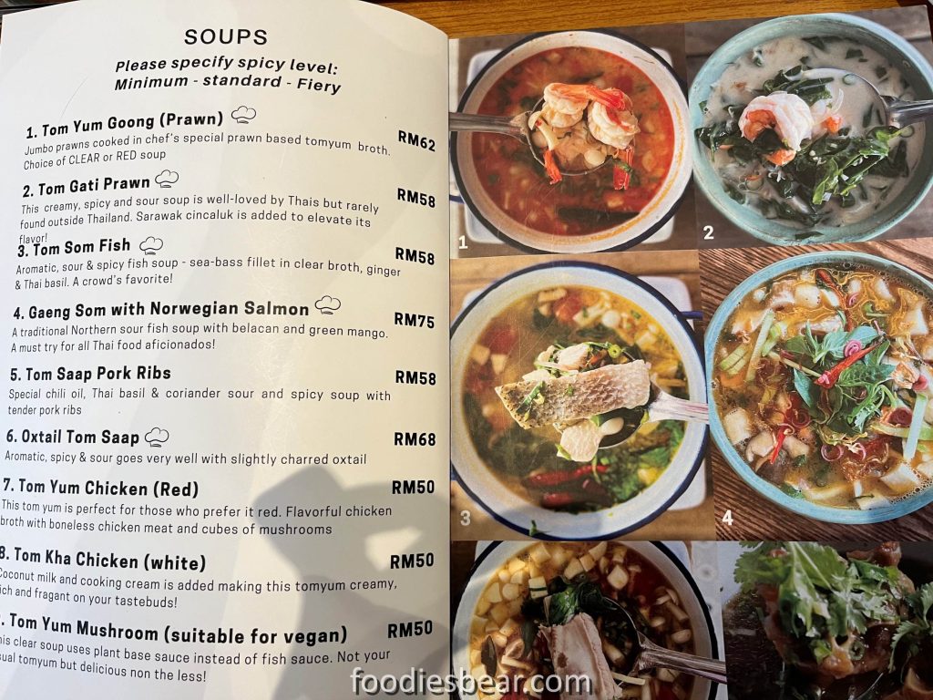 soups menu