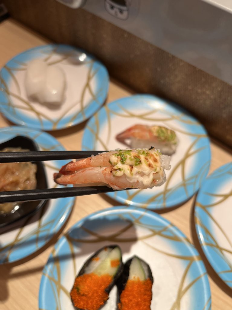 shrimp nigiri