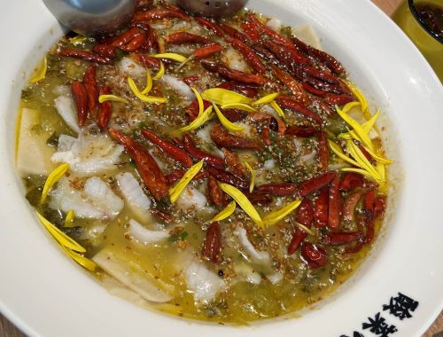 spicy sour vege fish