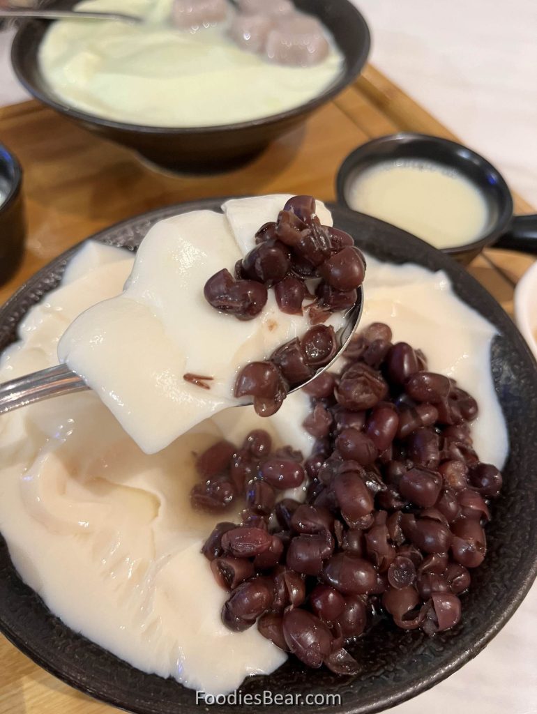 tau fu fah with red beans