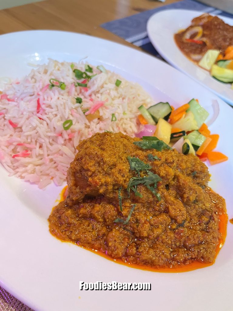 nasi hujan panas ayam masak merah