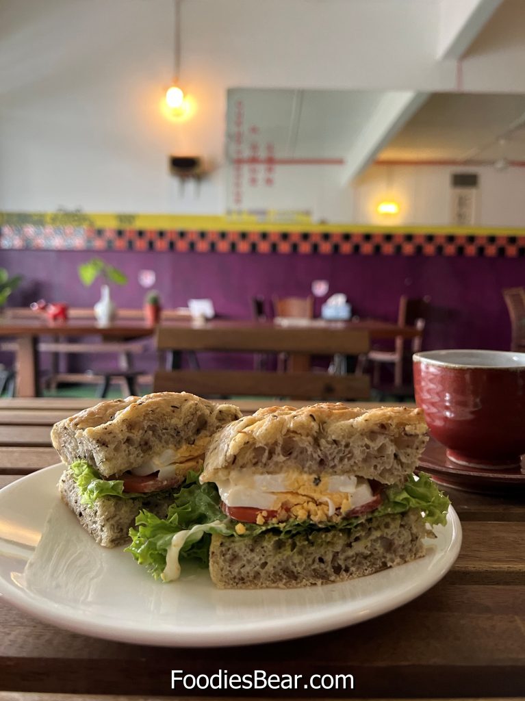 Focaccia Bread and Black Coffee