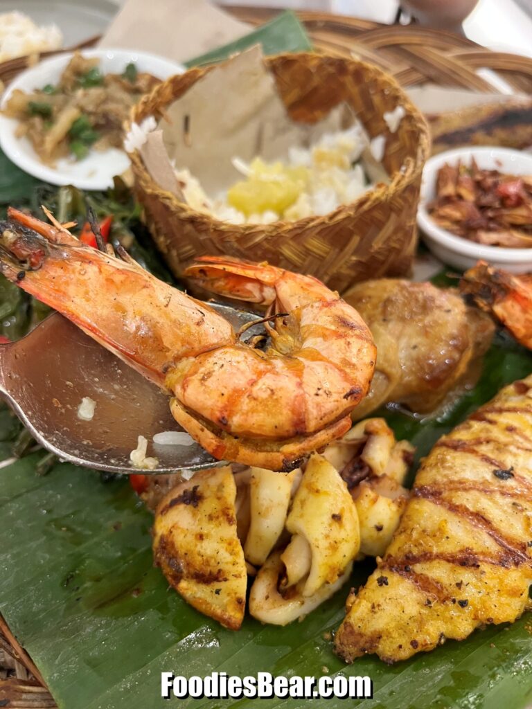 grilled prawn