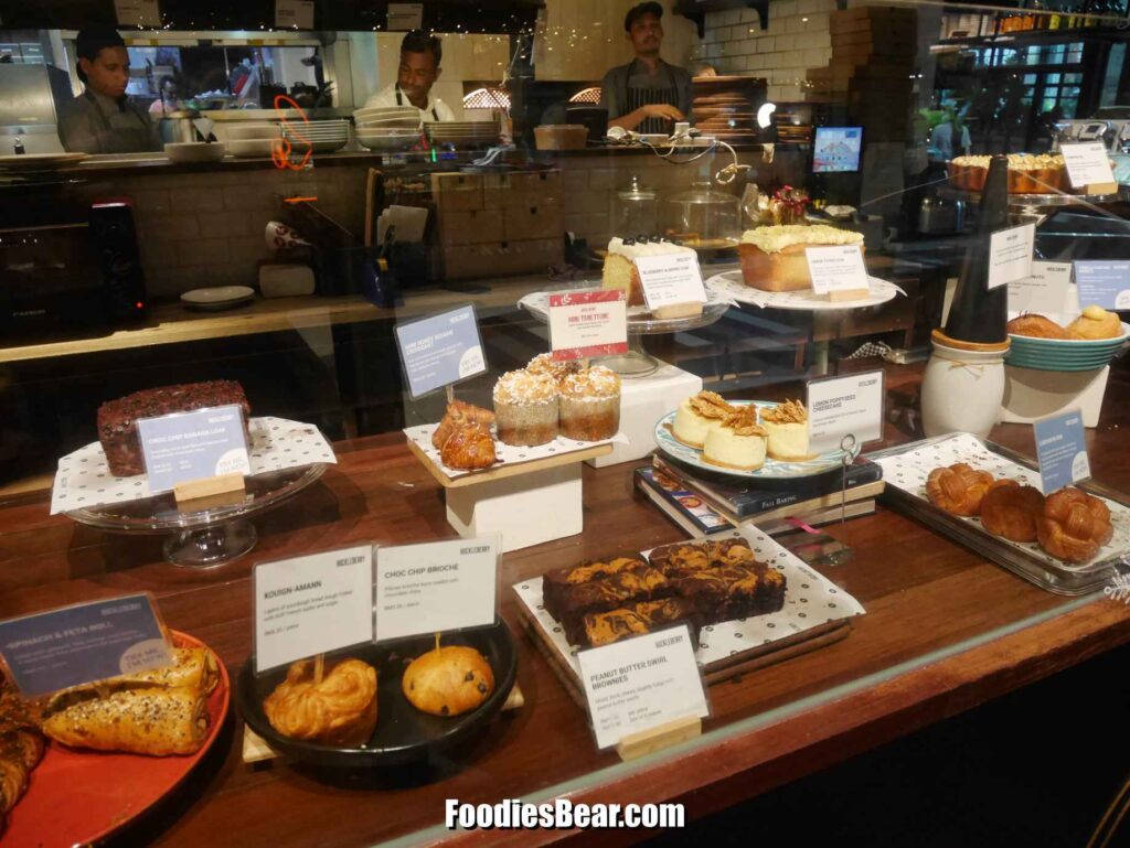 Pastries selection