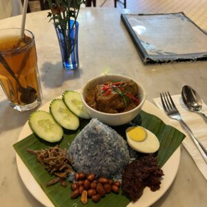 Warong Old China, Nasi Lemak Rendang Lunch Set