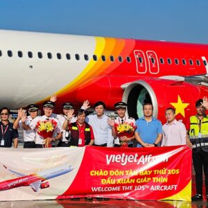 Vietjet Air welcome the 105th aircraft