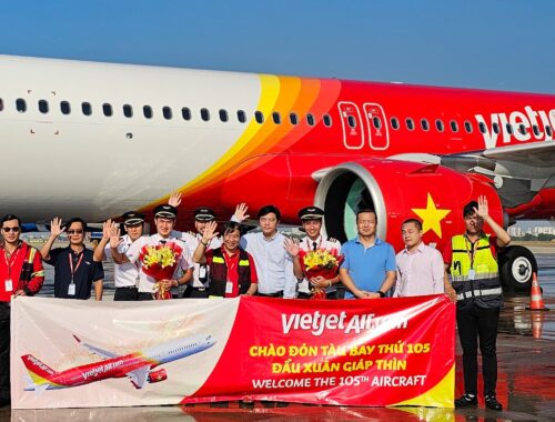 Vietjet Air welcome the 105th aircraft