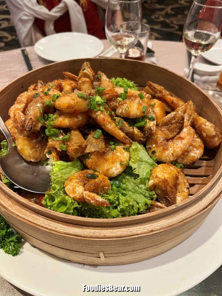 Fried Sea Prawn with Salt and Pepper