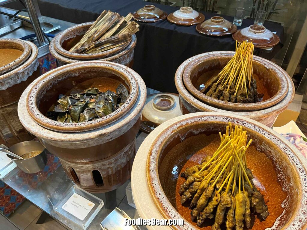 Satay and otak-otak