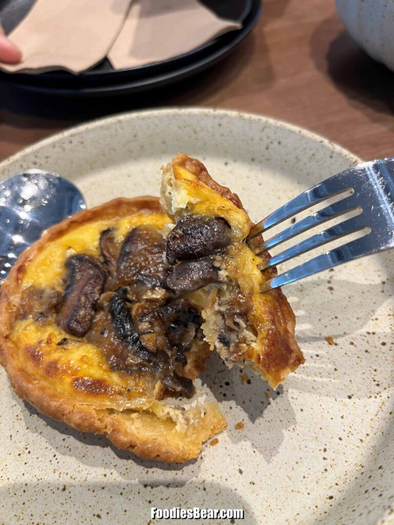 Mushroom Quiche