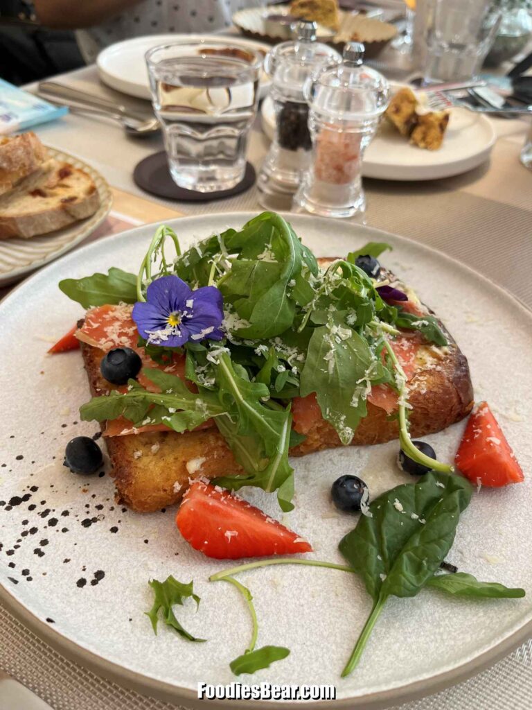 French Toast with Smoked Salmon