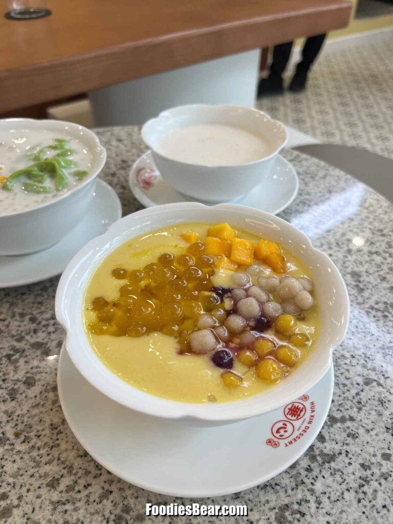 Fresh Milk Mango with Sago