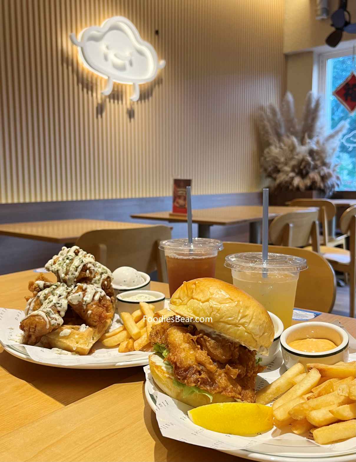 Fluffed New Menu-Best Fried Chicken Waffles & Burgers